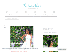 Tablet Screenshot of divinehostess.com